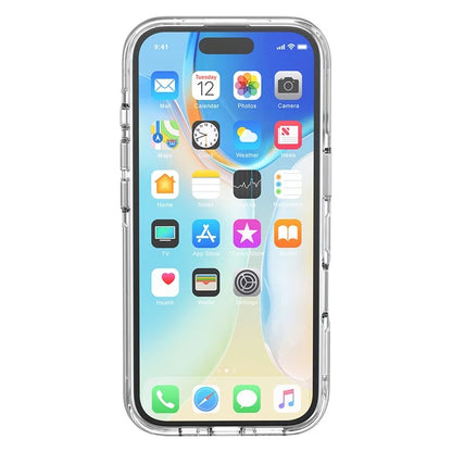 For iPhone 16 Pro Max Case Compatible with MagSafe Airbag Design PC+TPU Clear Phone Cover
