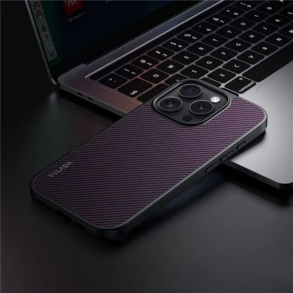 SULADA For iPhone 16 Pro Max Case Compatible with MagSafe Metal Lens Frame PU+TPU Phone Cover