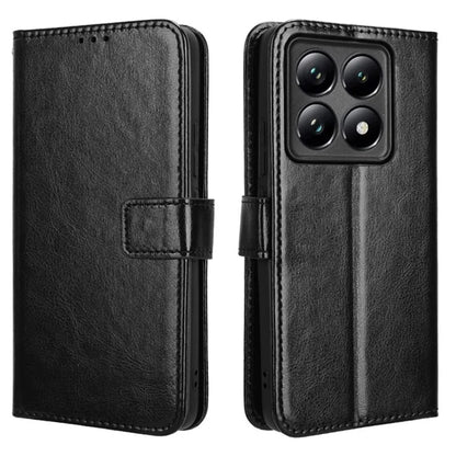 For Xiaomi 14T Case Crazy Horse Texture PU Leather Phone Wallet Cover