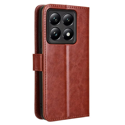 For Xiaomi 14T Case Crazy Horse Texture PU Leather Phone Wallet Cover