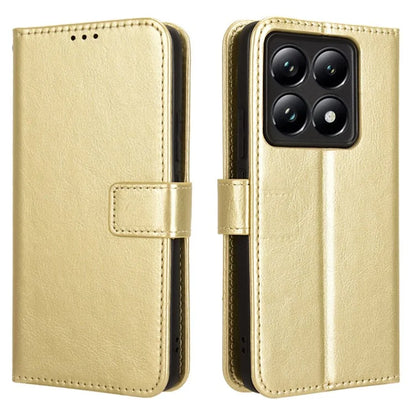 For Xiaomi 14T Case Crazy Horse Texture PU Leather Phone Wallet Cover