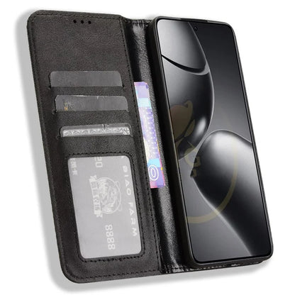 For Xiaomi 14T Leather Case Wallet Stand Retro Texture Phone Cover