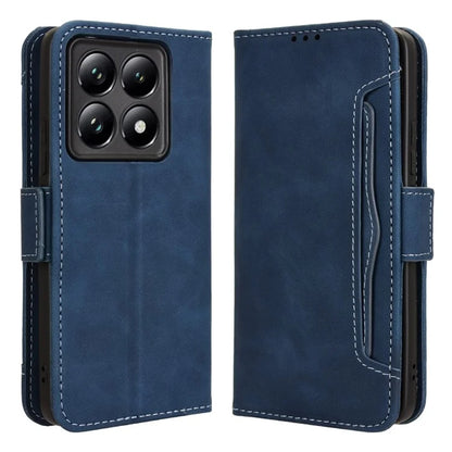 For Xiaomi 14T Leather Case Phone Wallet Cover with Multiple Card Slots