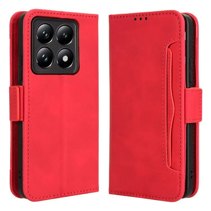 For Xiaomi 14T Leather Case Phone Wallet Cover with Multiple Card Slots