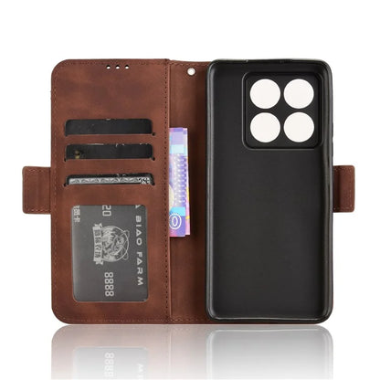For Xiaomi 14T Leather Case Phone Wallet Cover with Multiple Card Slots