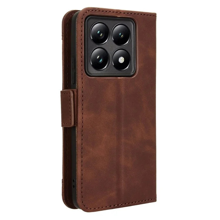 For Xiaomi 14T Leather Case Phone Wallet Cover with Multiple Card Slots