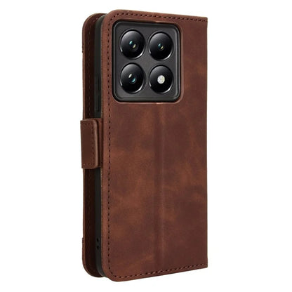 For Xiaomi 14T Leather Case Phone Wallet Cover with Multiple Card Slots