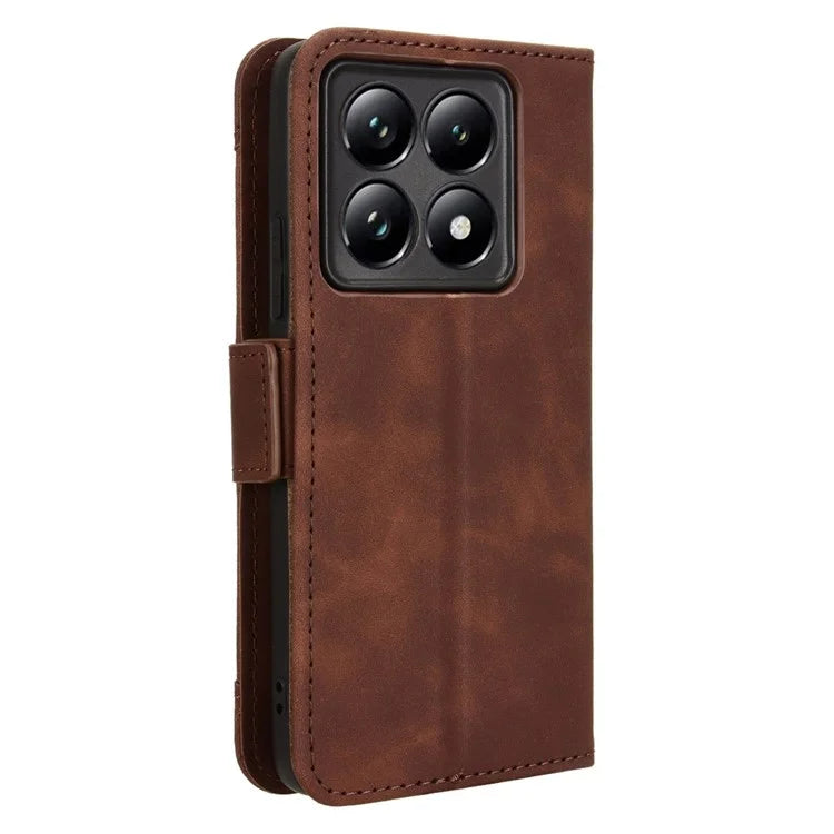 For Xiaomi 14T Pro Leather Case Phone Wallet Cover with Multiple Card Slots