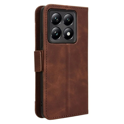 For Xiaomi 14T Pro Leather Case Phone Wallet Cover with Multiple Card Slots
