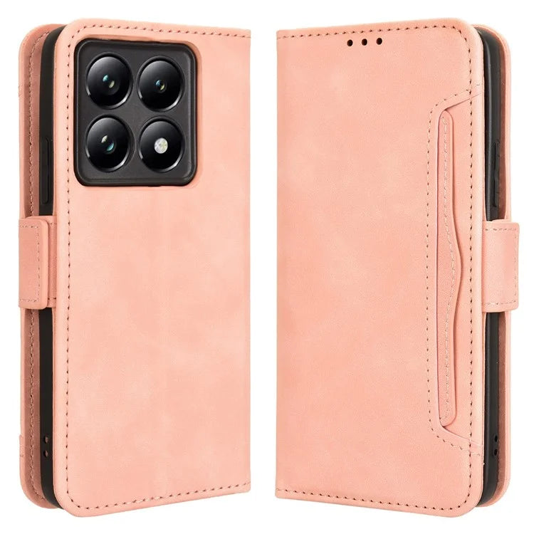 For Xiaomi 14T Pro Leather Case Phone Wallet Cover with Multiple Card Slots