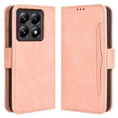 For Xiaomi 14T Pro Leather Case Phone Wallet Cover with Multiple Card Slots
