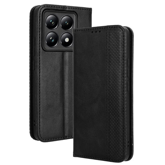 For Xiaomi 14T Pro Leather Case Wallet Stand Retro Texture Phone Cover