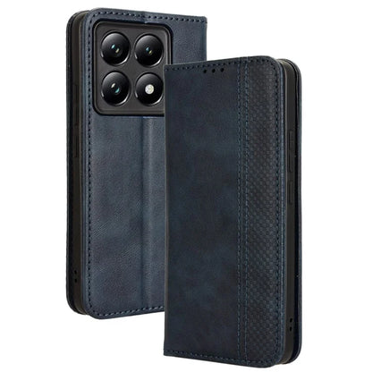 For Xiaomi 14T Pro Leather Case Wallet Stand Retro Texture Phone Cover