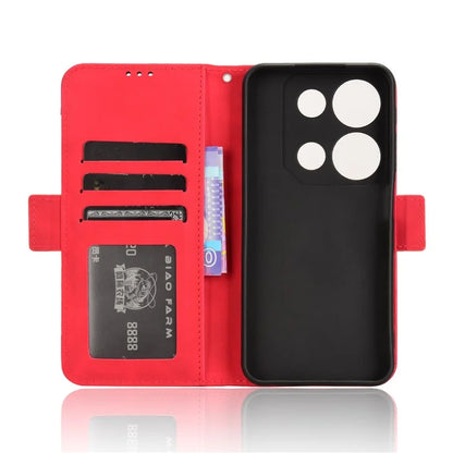 For itel P65 P671L Leather Case Phone Wallet Cover with Multiple Card Slots