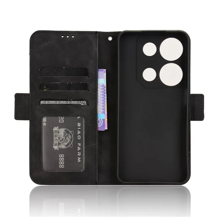 For itel P65 P671L Leather Case Phone Wallet Cover with Multiple Card Slots