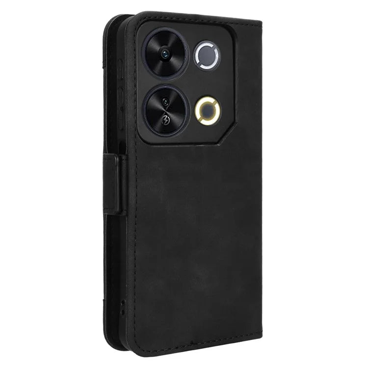 For itel P65 P671L Leather Case Phone Wallet Cover with Multiple Card Slots