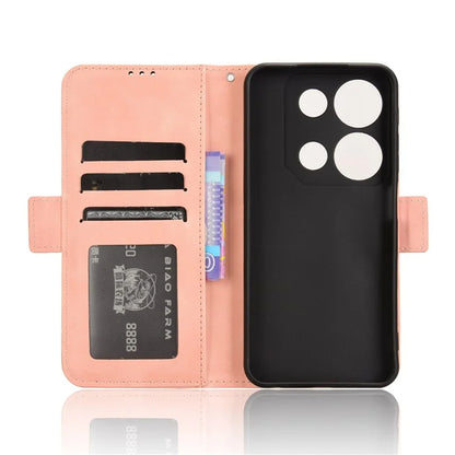 For itel P65 P671L Leather Case Phone Wallet Cover with Multiple Card Slots