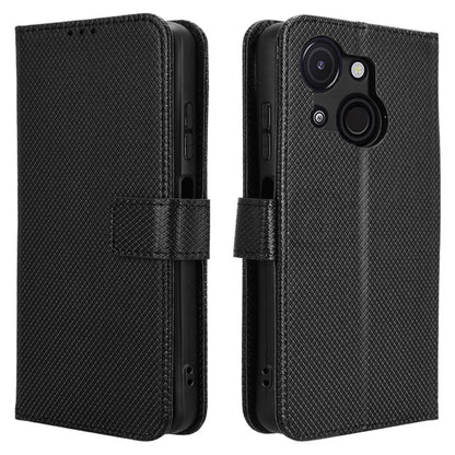 For itel A50C A669L Case PU Leather Diamond Texture Wallet Phone Cover