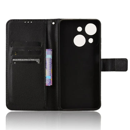 For itel A50C A669L Case PU Leather Diamond Texture Wallet Phone Cover
