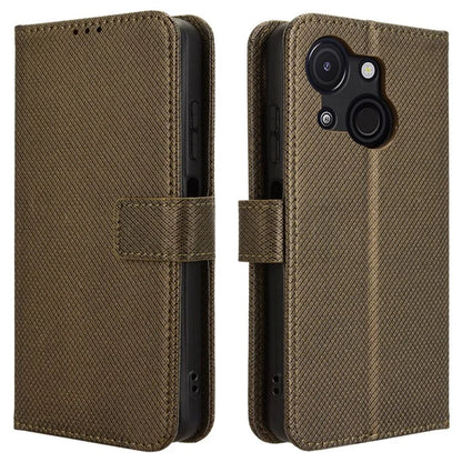 For itel A50C A669L Case PU Leather Diamond Texture Wallet Phone Cover