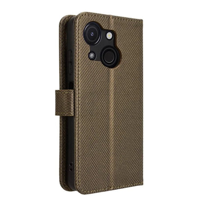 For itel A50C A669L Case PU Leather Diamond Texture Wallet Phone Cover