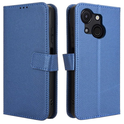 For itel A50C A669L Case PU Leather Diamond Texture Wallet Phone Cover