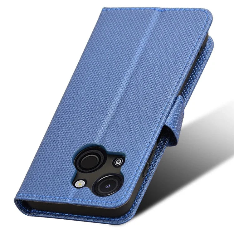 For itel A50C A669L Case PU Leather Diamond Texture Wallet Phone Cover