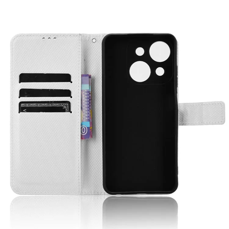 For itel A50C A669L Case PU Leather Diamond Texture Wallet Phone Cover