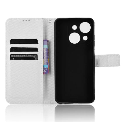 For itel A50C A669L Case PU Leather Diamond Texture Wallet Phone Cover
