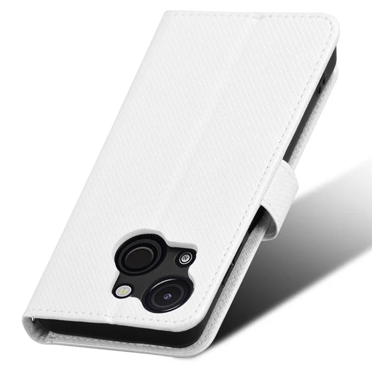 For itel A50C A669L Case PU Leather Diamond Texture Wallet Phone Cover