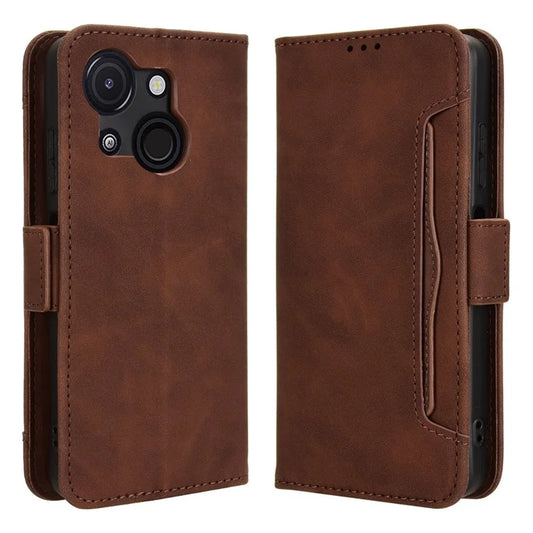 For itel A50C A669L Leather Case Phone Wallet Cover with Multiple Card Slots