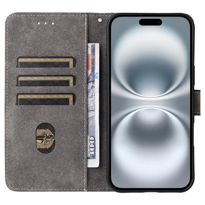 For iPhone 16 Plus Wallet Case RFID Blocking PU Leather Cover Stand View