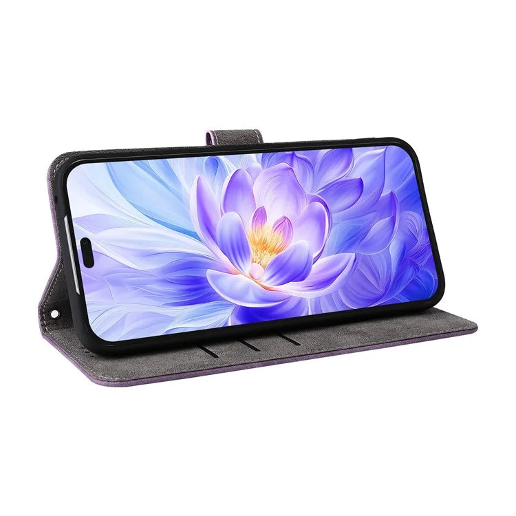 For Honor X60i 5G Wallet Case RFID Blocking PU Leather Cover Stand View