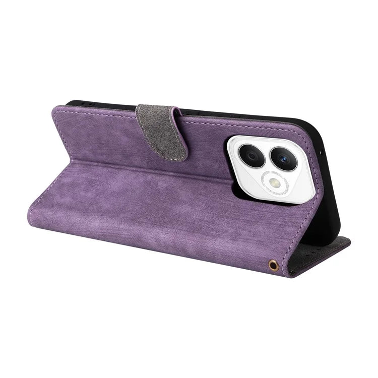 For Honor X60i 5G Wallet Case RFID Blocking PU Leather Cover Stand View