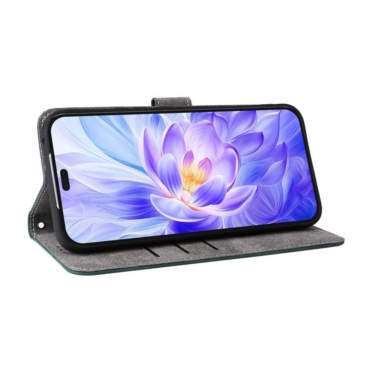 For Honor X60i 5G Wallet Case RFID Blocking PU Leather Cover Stand View