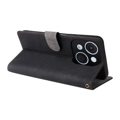 For itel A50C A669L Wallet Case RFID Blocking PU Leather Cover Stand View