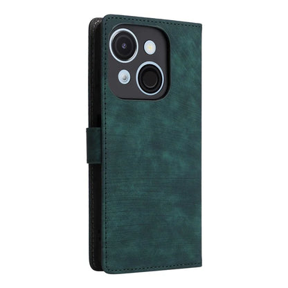 For itel A50C A669L Wallet Case RFID Blocking PU Leather Cover Stand View