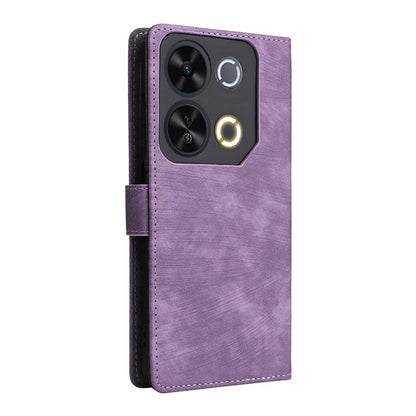 For itel P65 P671L Wallet Case RFID Blocking PU Leather Cover Stand View