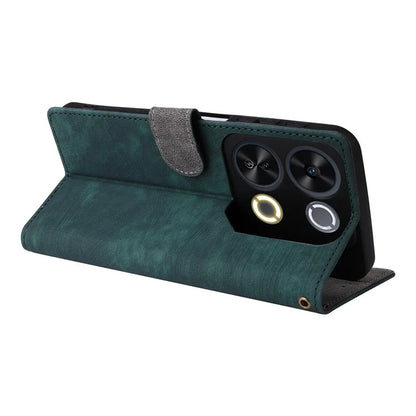 For itel P65 P671L Wallet Case RFID Blocking PU Leather Cover Stand View