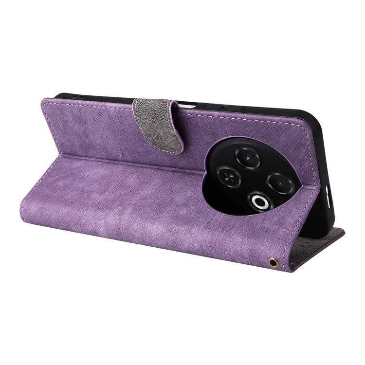 For TECNO Spark 30C kL5n Wallet Case RFID Blocking PU Leather Cover Stand View