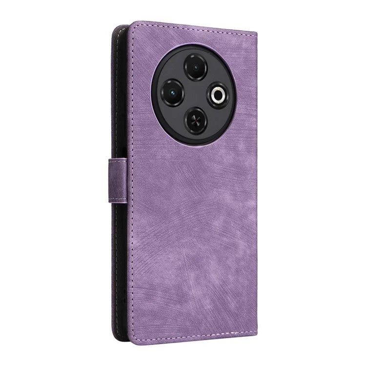 For TECNO Spark 30C kL5n Wallet Case RFID Blocking PU Leather Cover Stand View