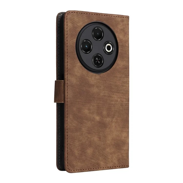 For TECNO Spark 30C kL5n Wallet Case RFID Blocking PU Leather Cover Stand View