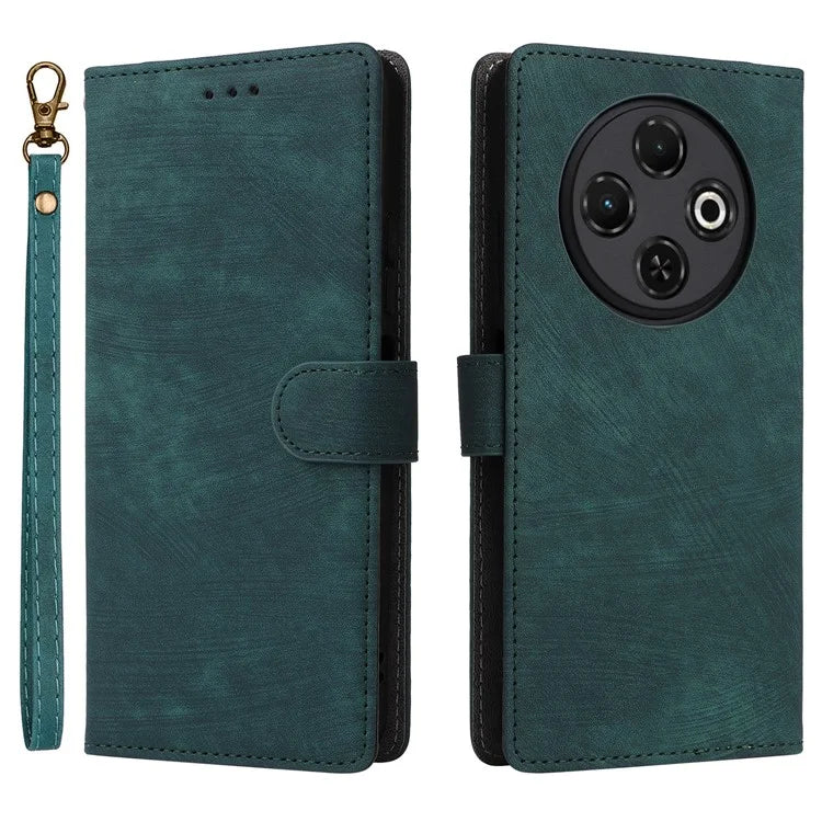 For TECNO Spark 30C kL5n Wallet Case RFID Blocking PU Leather Cover Stand View