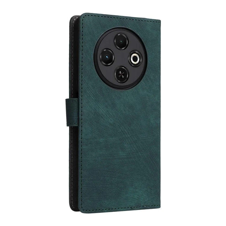 For TECNO Spark 30C kL5n Wallet Case RFID Blocking PU Leather Cover Stand View