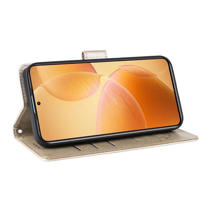 For Xiaomi 14T Pro Leather Case Butterfly Floral Imprint Wallet Stand Cover