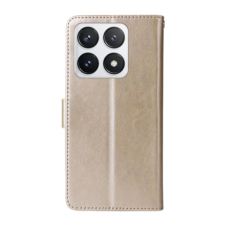 For Xiaomi 14T Pro Leather Case Butterfly Floral Imprint Wallet Stand Cover