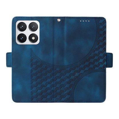 For Xiaomi 14T Pro Case PU Leather Phone Cover Rhombus Starry Imprinted