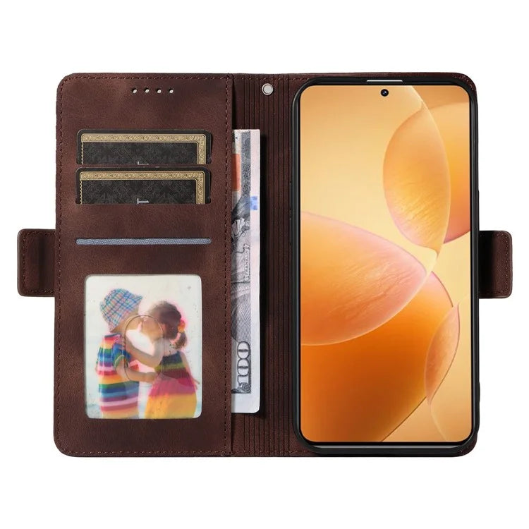 For Xiaomi 14T Pro Case PU Leather Phone Cover Rhombus Starry Imprinted