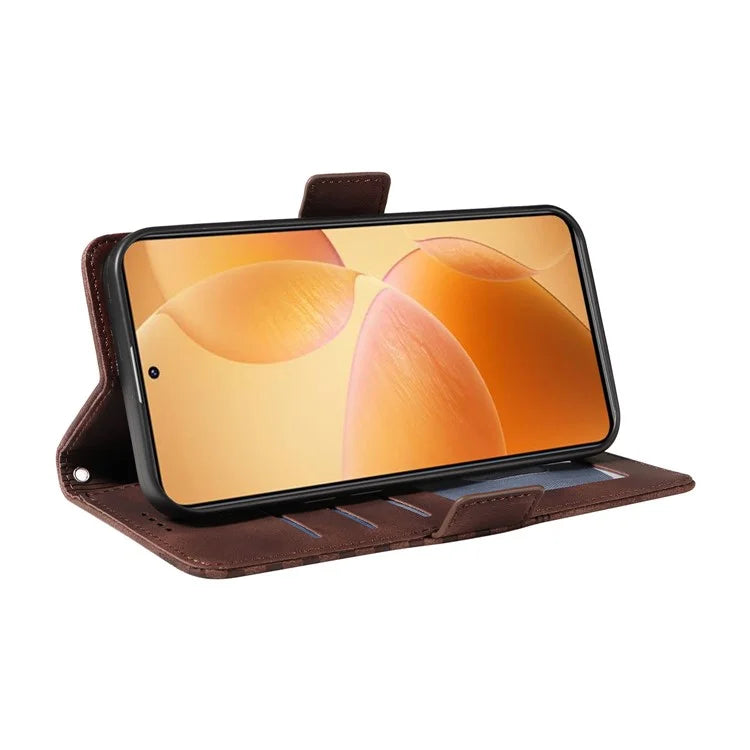 For Xiaomi 14T Pro Case PU Leather Phone Cover Rhombus Starry Imprinted