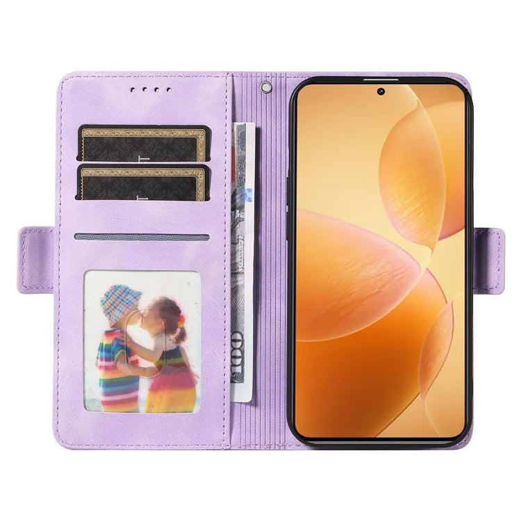 For Xiaomi 14T Pro Case PU Leather Phone Cover Rhombus Starry Imprinted